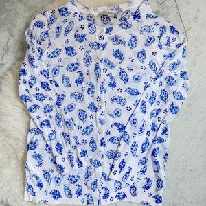 LOFT Paisley Cardigan